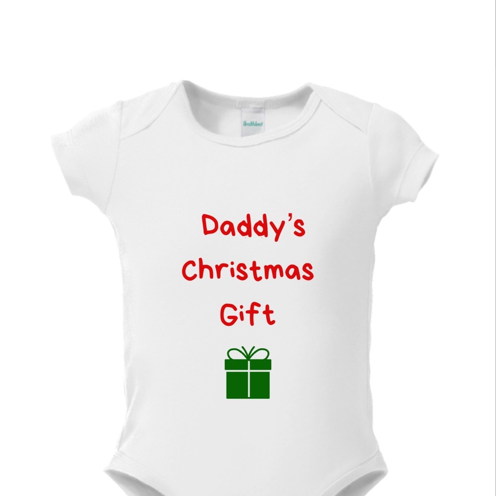 Daddy’s Christmas Gift Baby Onesie Bodysuit